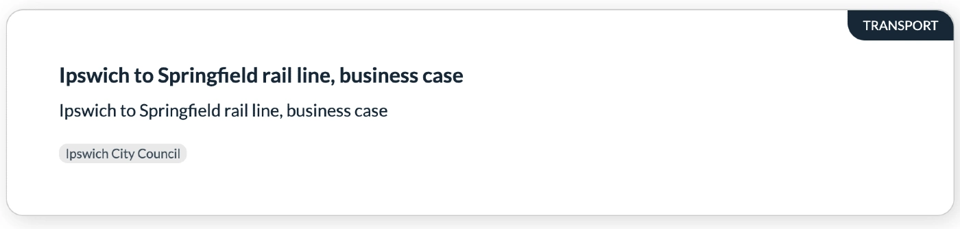 I2S Business Case QLD Gov Site