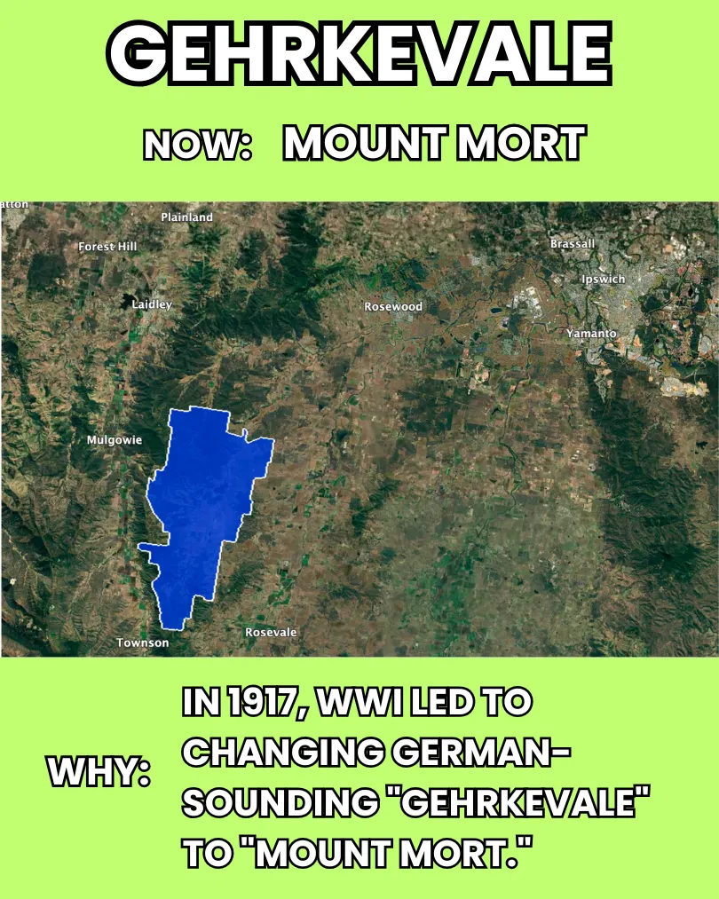 Gehrkevale — renamed to Mount Mort during WWI