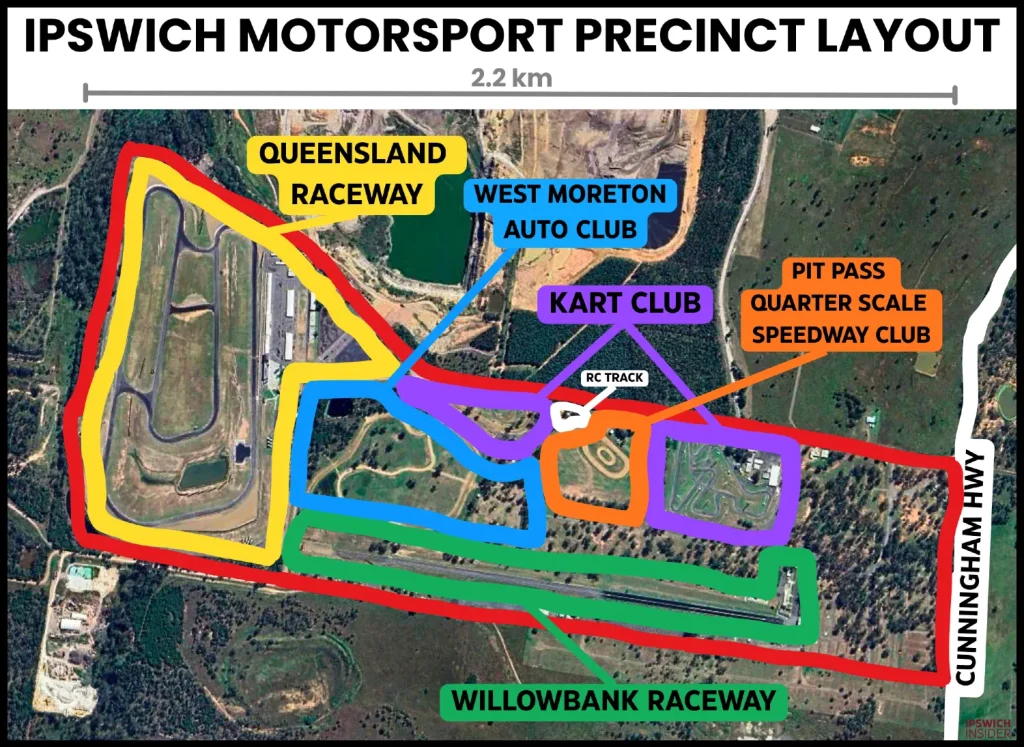 IPSWICH MOTORSPORT PRECINCT LAYOUT