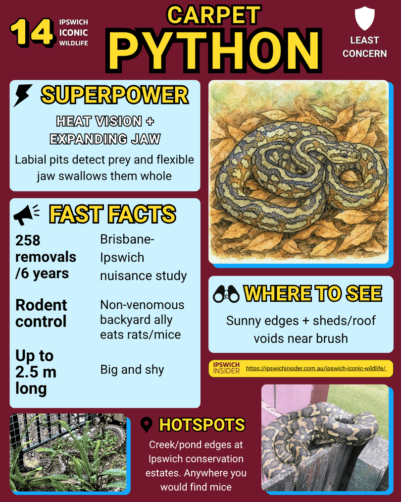 Carpet Python – Ipswich Insider card