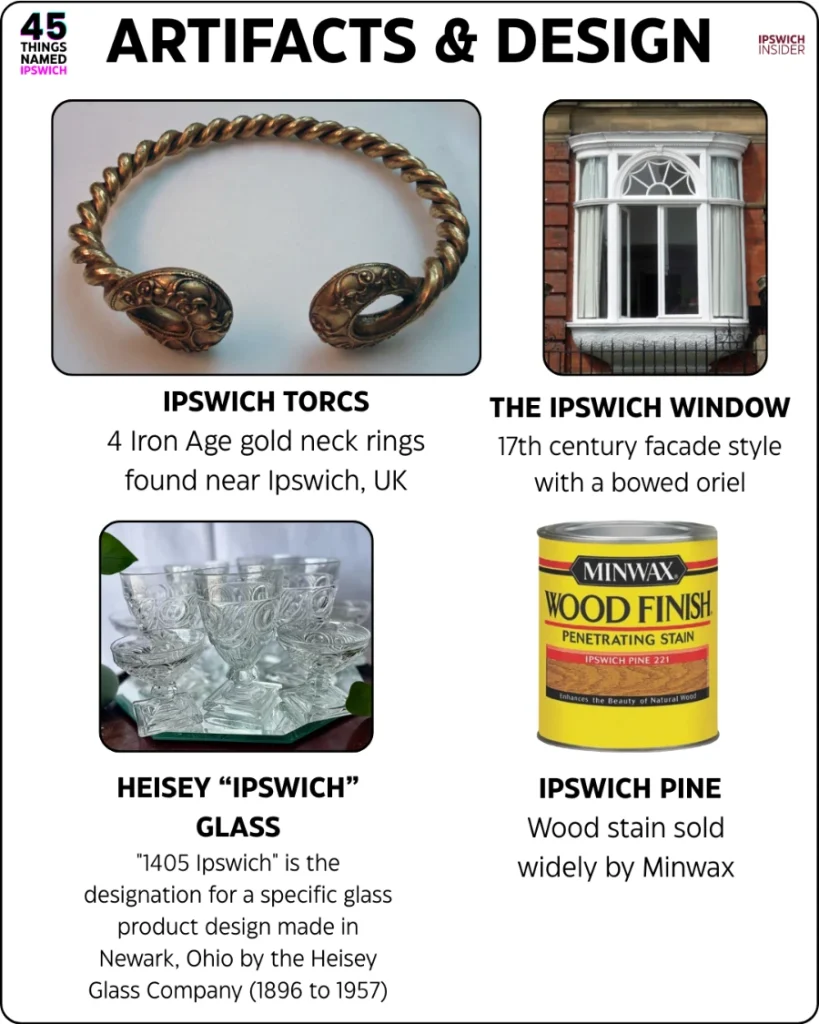 Artifacts and design named ipswich