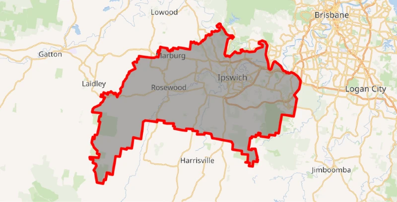 Ipswich size overlay