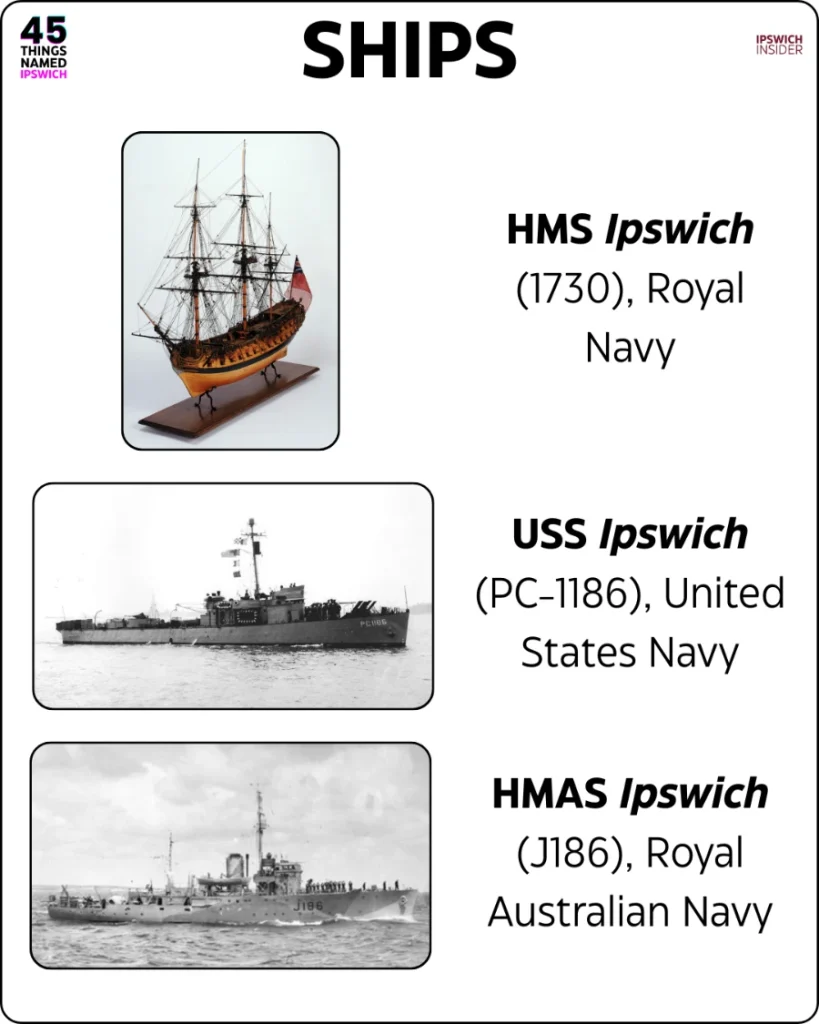 SHIPS NAMED IPSWICH