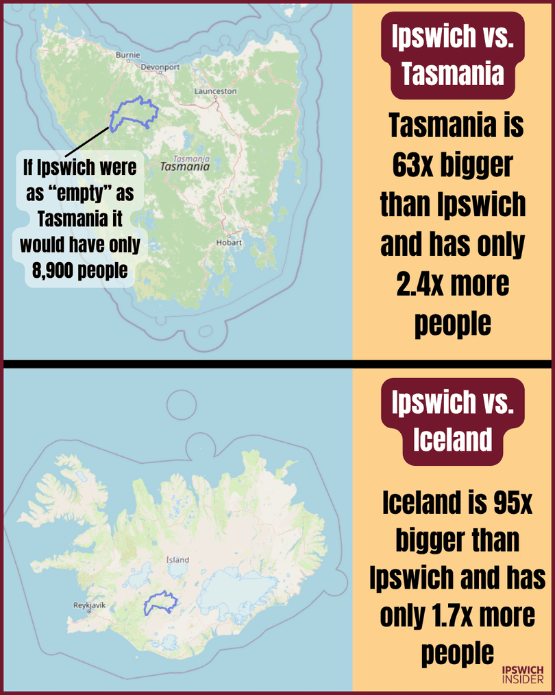 Ipswich vs Tasmania and Iceland