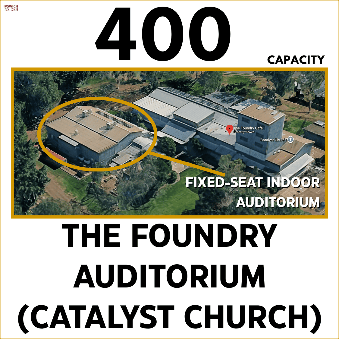 The Foundry Auditorium (Catalyst Church) BOOKING CAPACITYv2