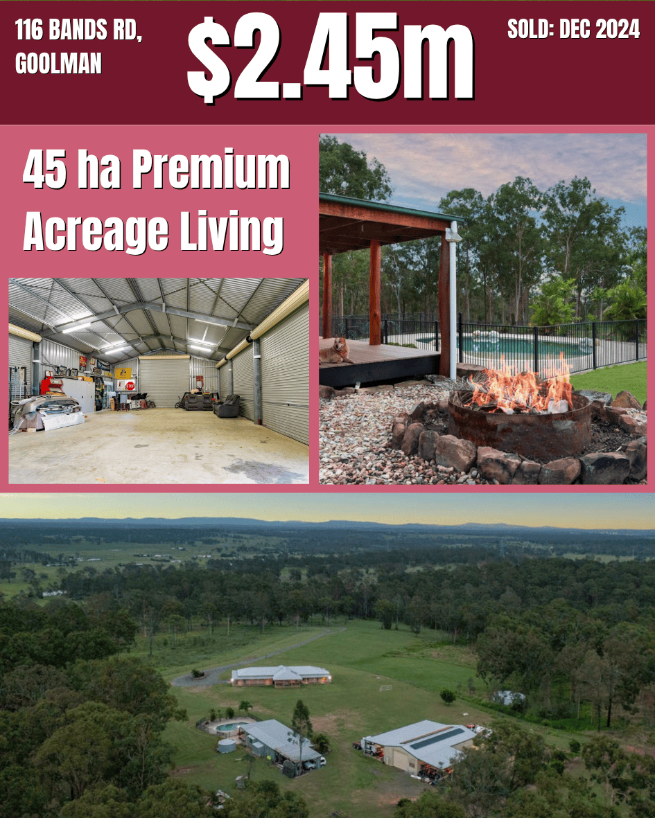 Sold $2,450,000 — 116 Bands Road, Goolman — Expansive 45 ha rural holding in Goolman.