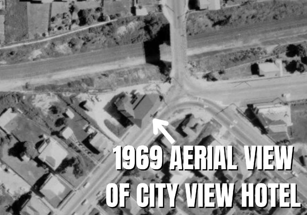AERIAL VIEWS CITY VIEW HOTEL 1969