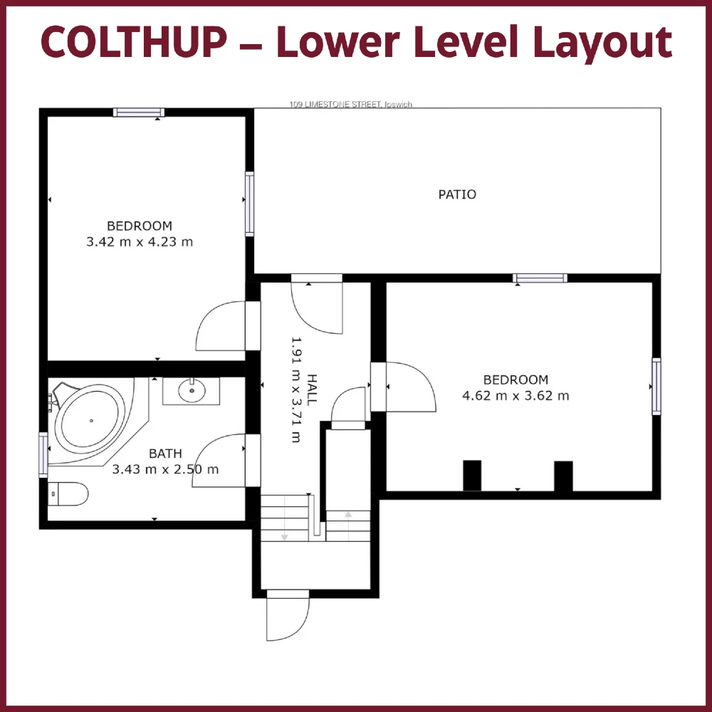 Colthup Downstairs Plan layout