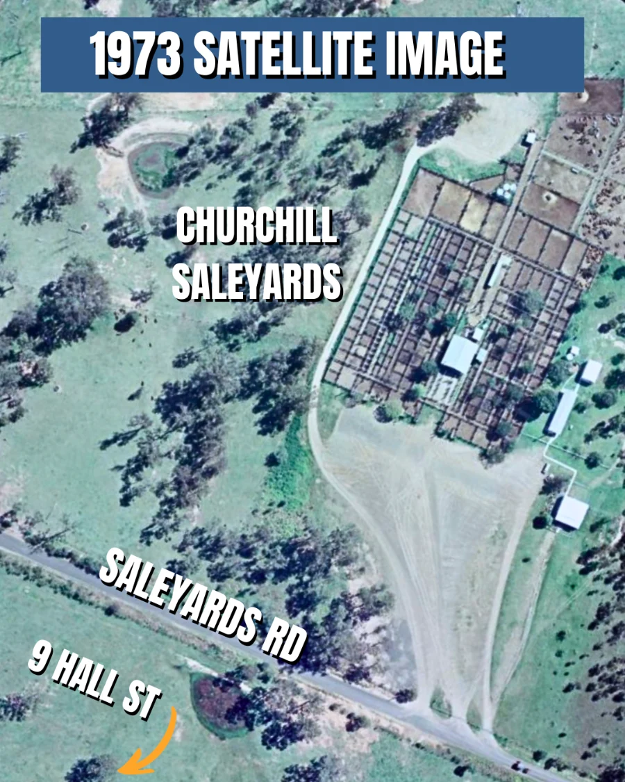 70s image of the old Cattle Sales Yards