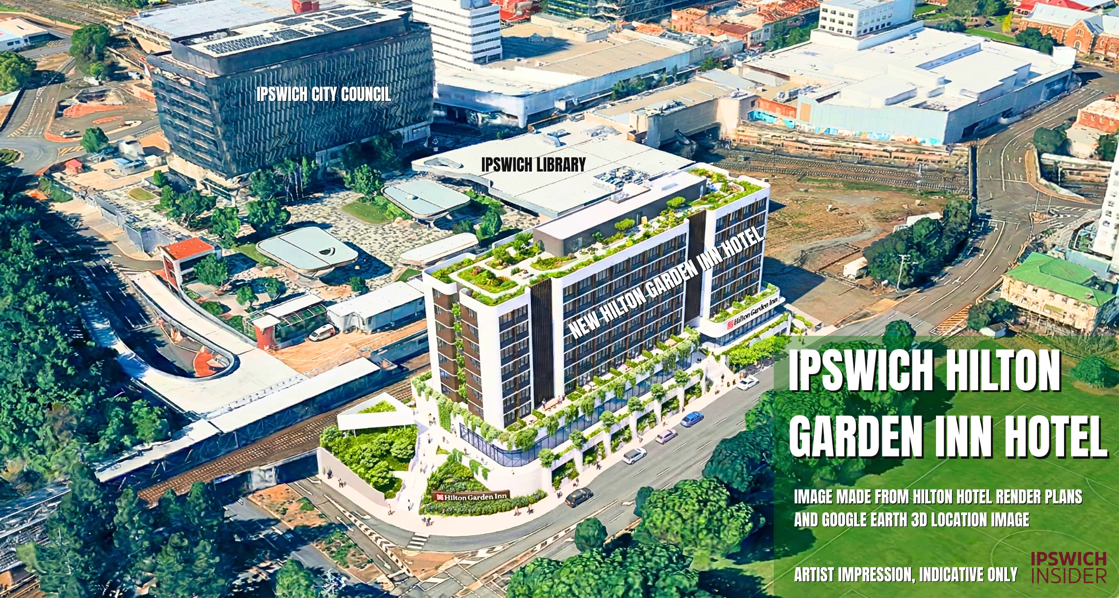 Ipswich Garden Inn Hotel Location Plan (1)