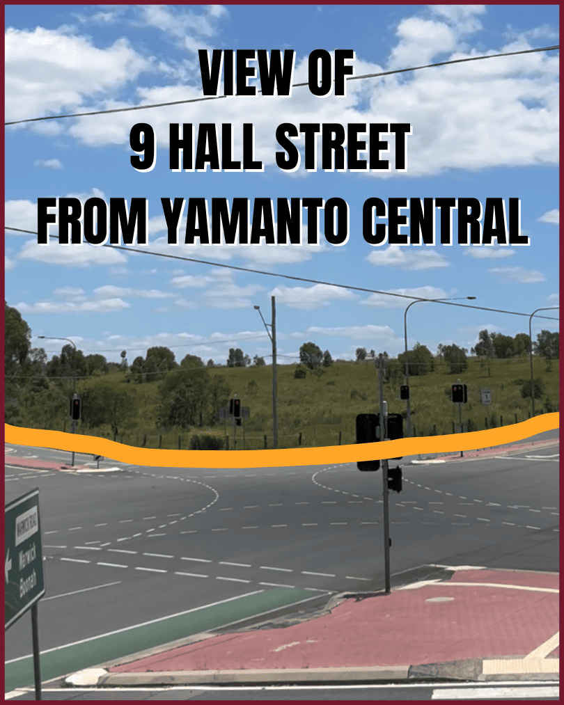 Street view of the vacant 18.3 hectare site in Yamanto as seen from Warwick Road near Yamanto Central