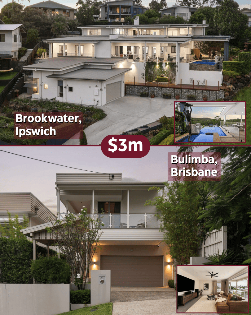 Bonus comparison card for Ipswich versus Brisbane prestige properties