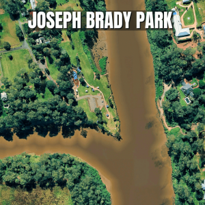 Joseph Brady Park, Barellan Point — river junction