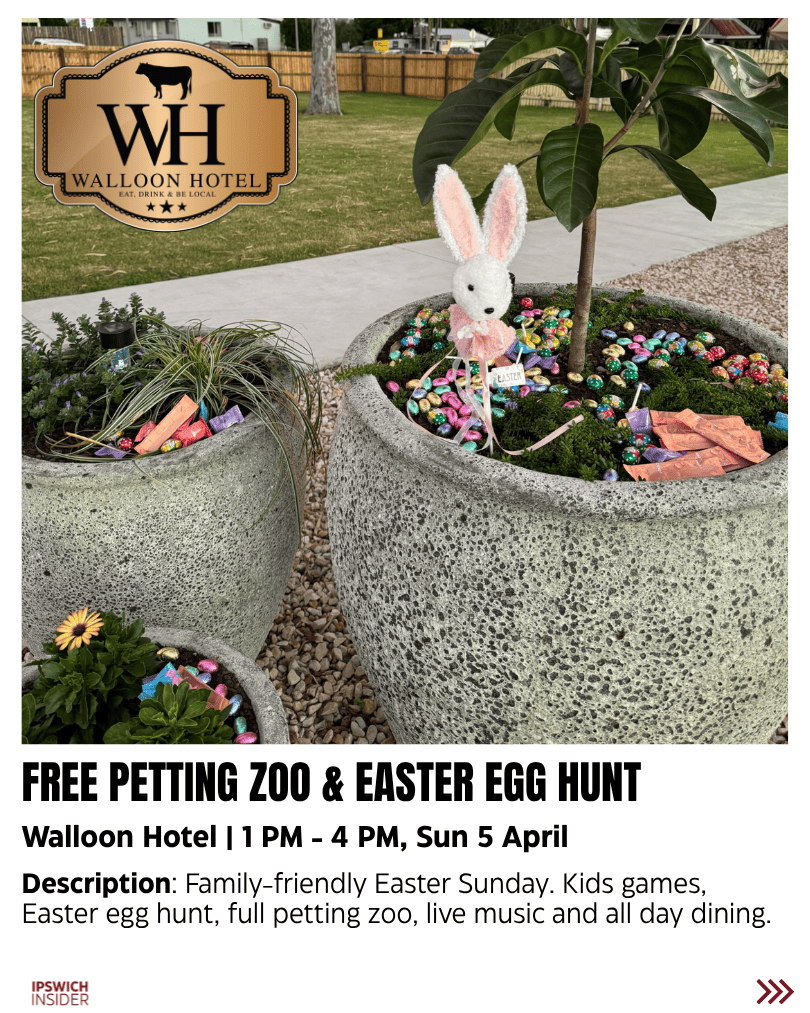 Free Petting Zoo and Easter Egg Hunt at Walloon Hotel on Easter Sunday with kids games, live music and all day dining