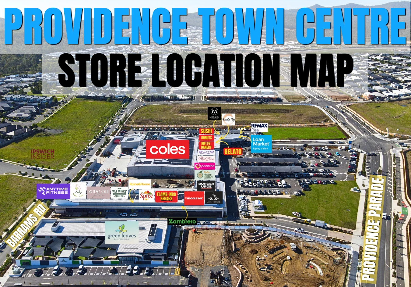 PROVIDENCE TOWN CENTRE SHOP LAYOUT